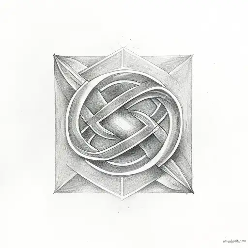 Black And Grey Infinity Symbol 22