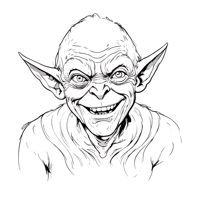 Golum Grugging Happy Styles