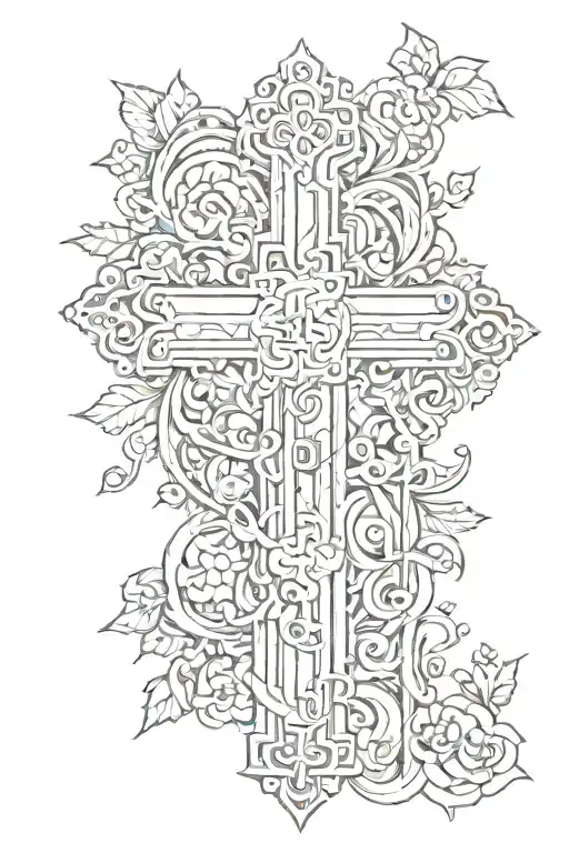 Cross With Mom And Dad Name