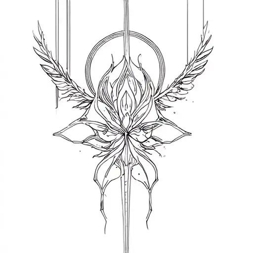 Thin Straight Line Work