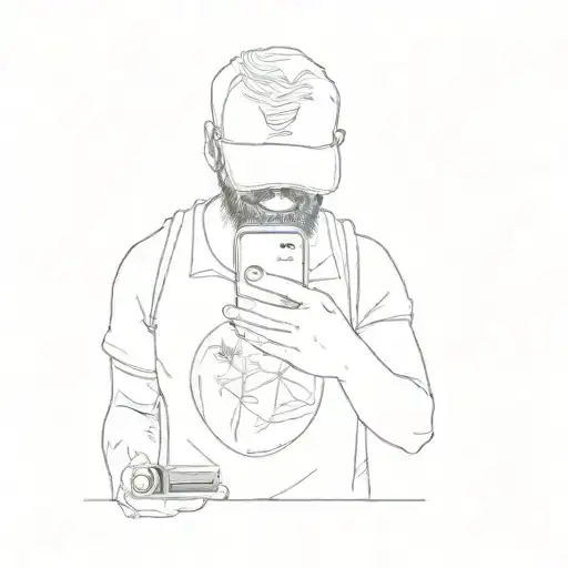 A Man Taking A Selfie Sunglasses On The Beach