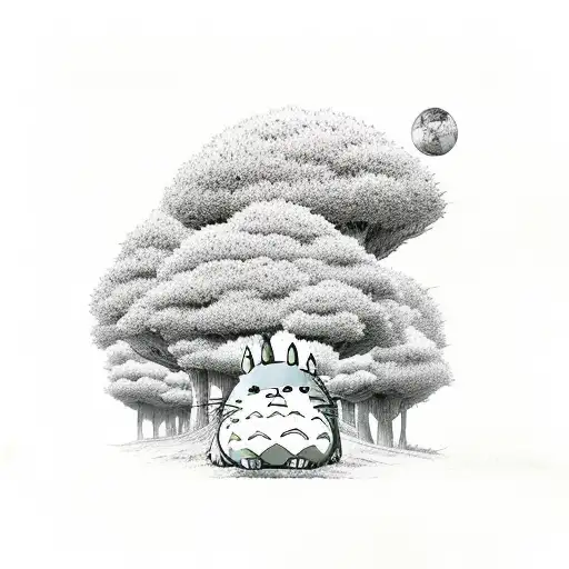 Tree Scene From Totoro