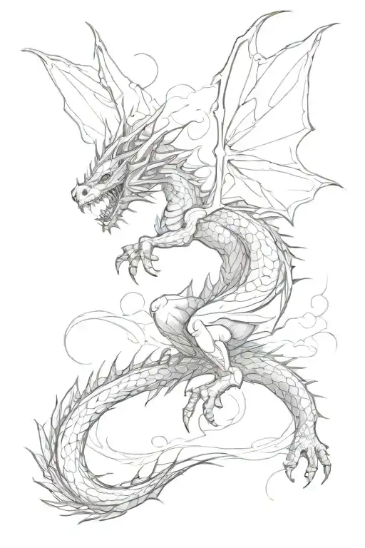 Dragon Flying