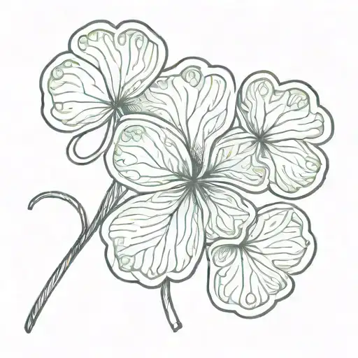 Five Leaf Clover Leaf