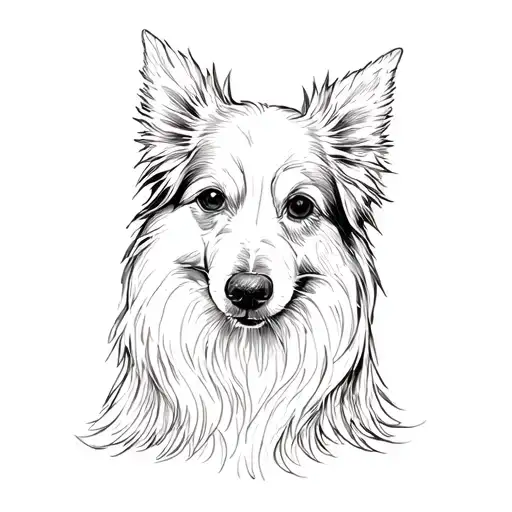 Fluffy Dog Ears Down