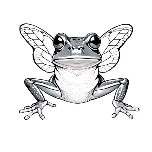 Frog With Butterfly Wings