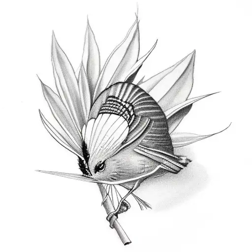 Nz Native Plants With Fantail