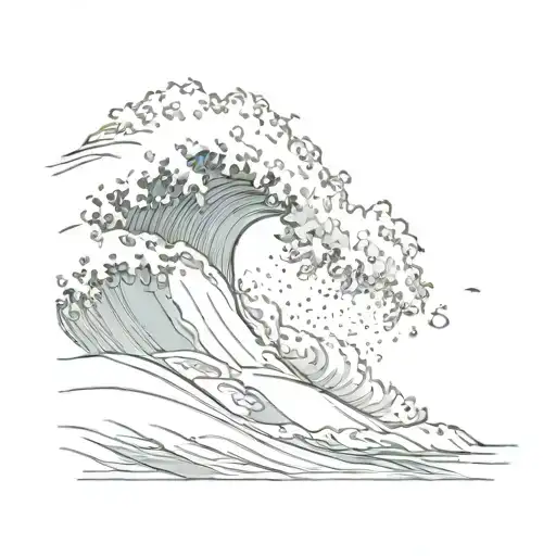 Wave Crashing Ocean Waves