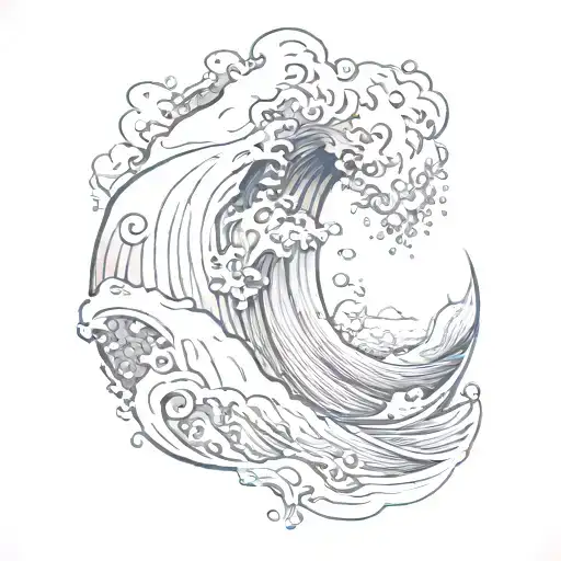 Wave Crashing Ocean Waves