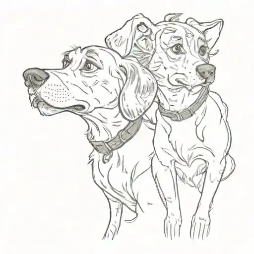 Todd And Copper From Fox And The Hound