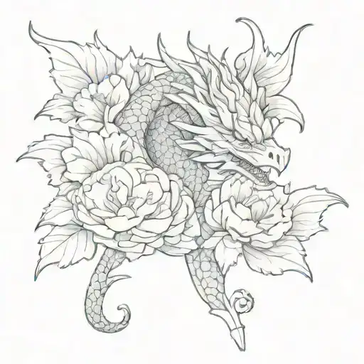 Dragon Small Carnation Flower