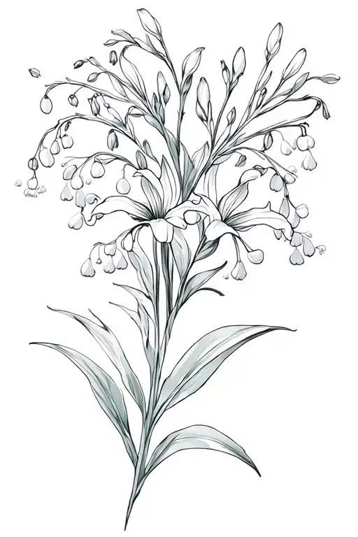 Larkspur Lily Of The Valley