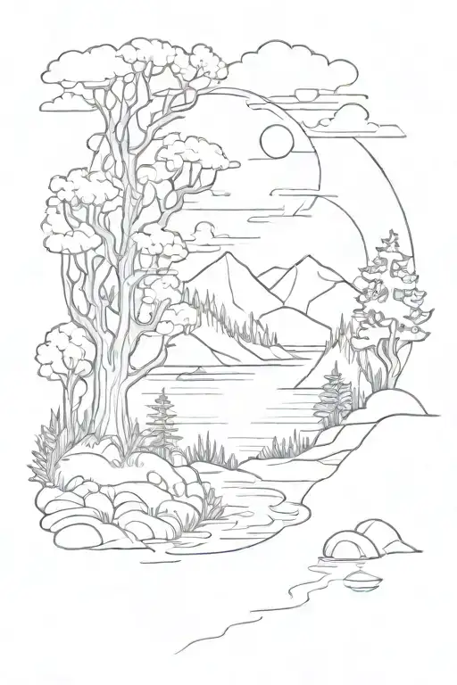 Simple Outdoor Scenery