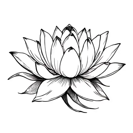 Simple Lotus Flower
