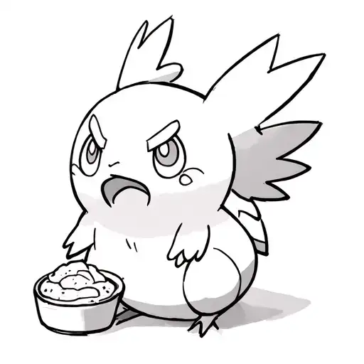 Upset Torchic Pokemon In Time Out For Eating My Food
