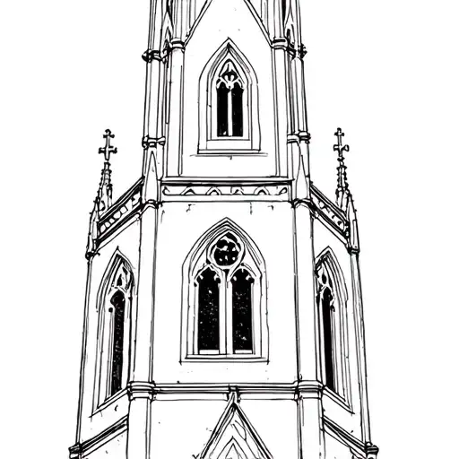 A Church Steeple Gothic