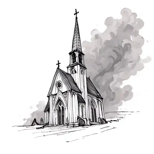 A Church Steeple Gothic