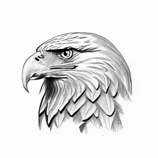 Mexican Eagle And American Bald Eagle