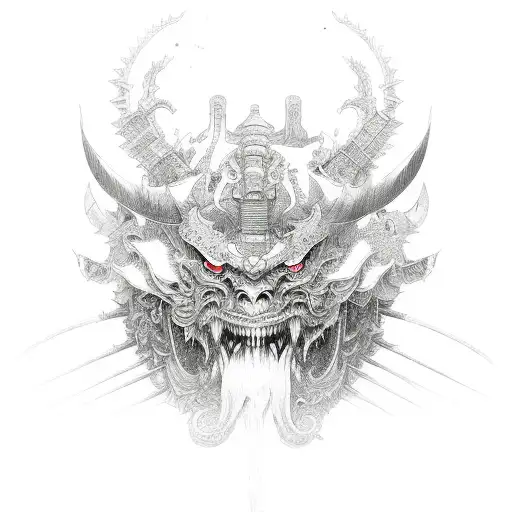 Japanise Deamon Warrior