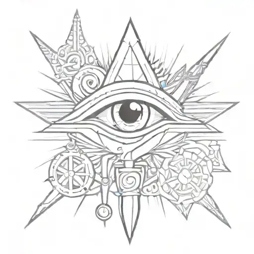 Sword And Eye Of Horus