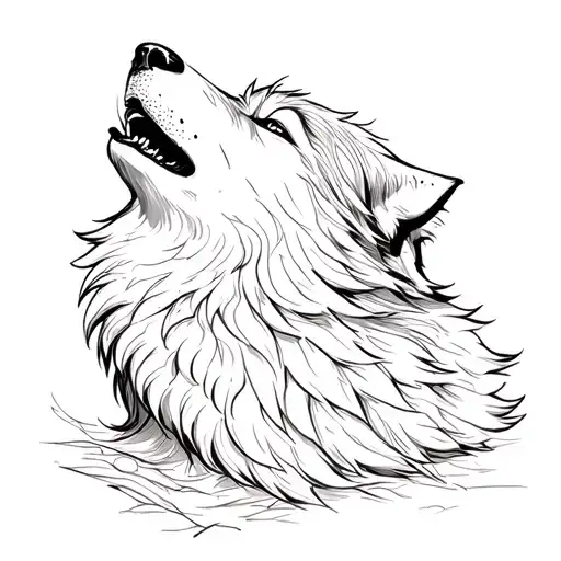 Baby Wolf Howling