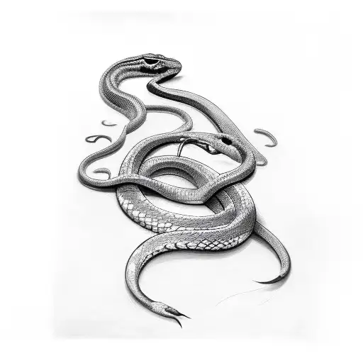 Snake On Calf Muscle