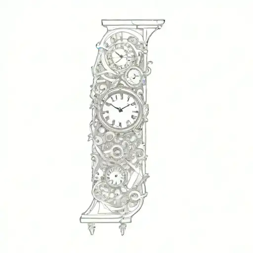 A Clock With The Words Until Next Time Piece