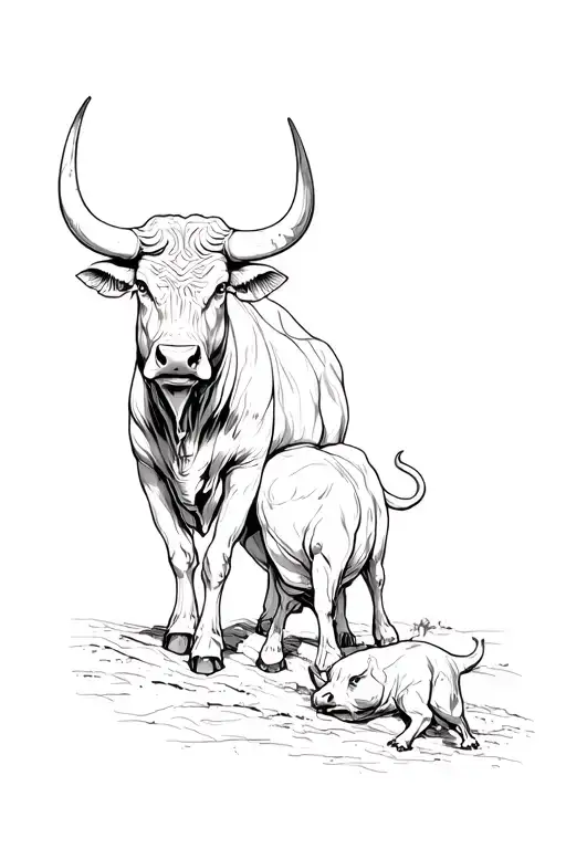 Place It With A Bull And A Man