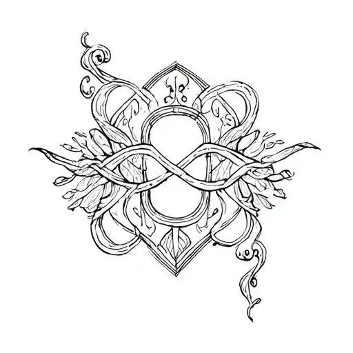 Unique Irish Tattoo Line