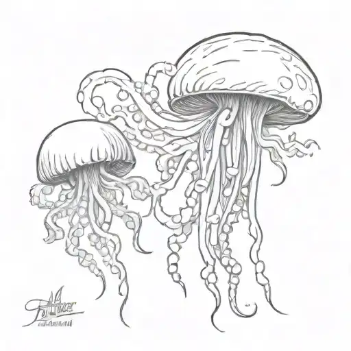 Jellyfish And Octopus