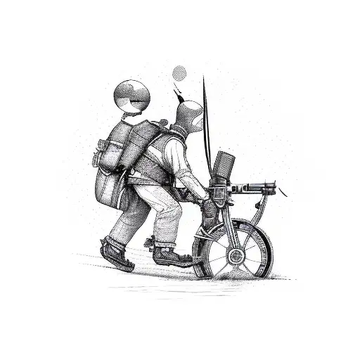 Compass With Bicycle