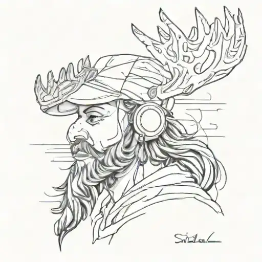 Incorporate Elements Of Sidhu Moose Wala's Music Into A Sketch Style