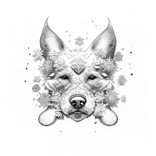 Snow Flake And Dog Ears