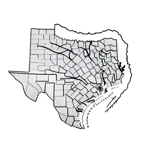 Texas Map With Swangers Rims