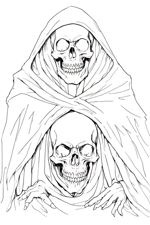 Skull And The Reaper Of Death