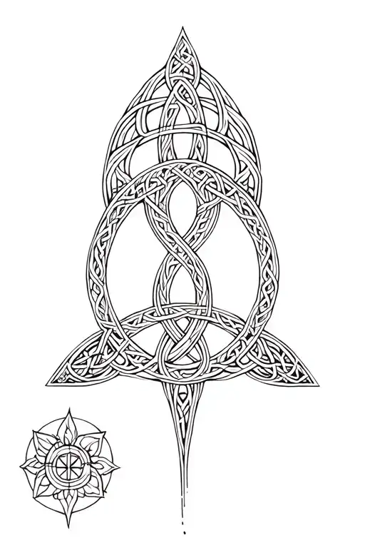 Celtic Tree With Triquetra