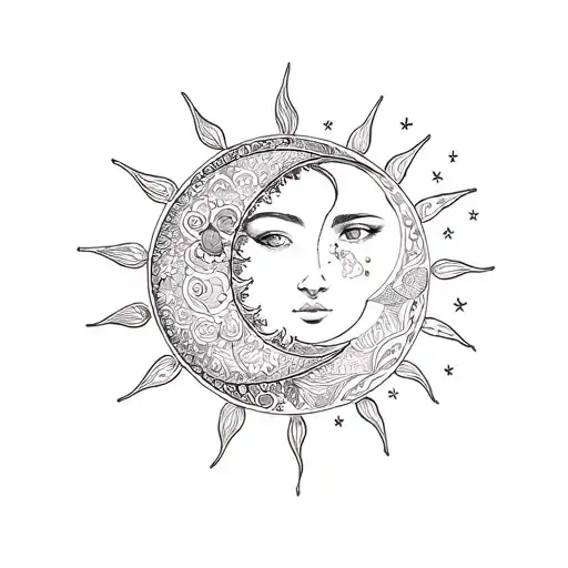 Sun And Moon For Sisters