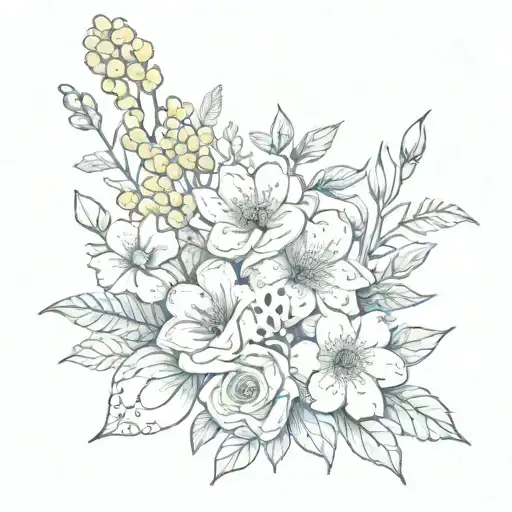 Birth Flower Bouquet