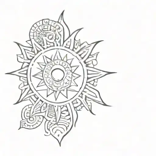 Filipino Tribal Sun
