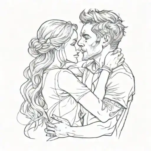 A Guy Holding A Girl