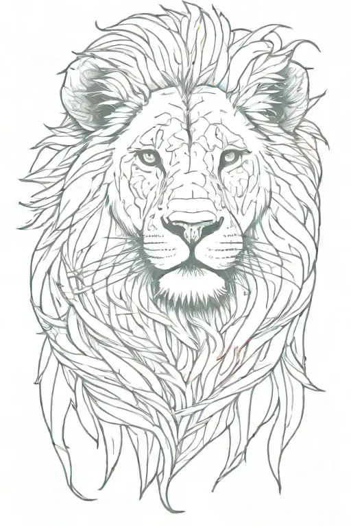 Lion Wearing