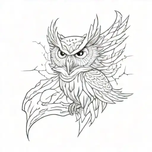 Owl Attacking