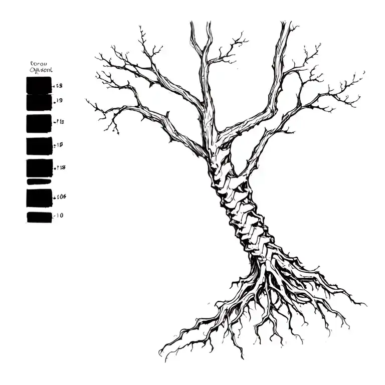 Back Spine Tree Roots
