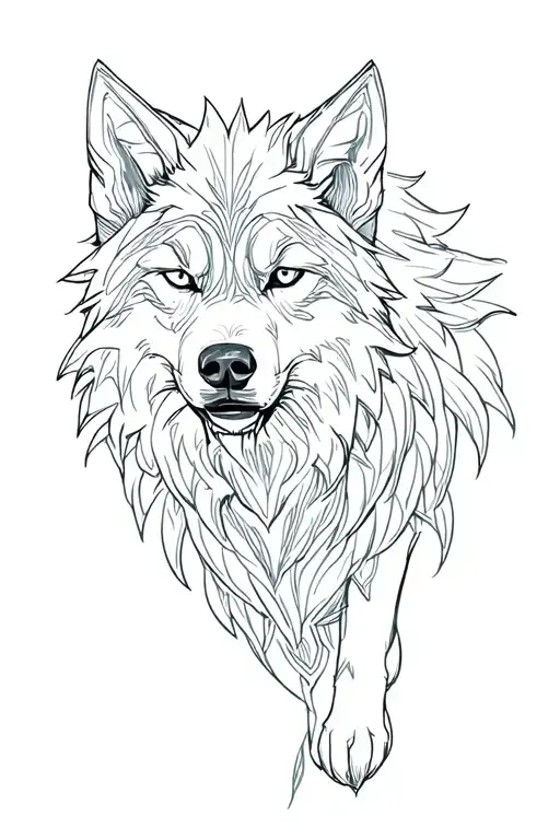 Nordic Fenrir Wolf