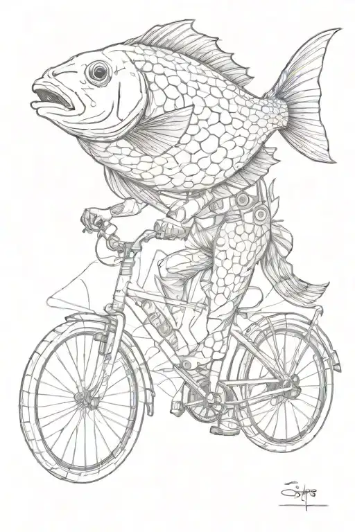Fish On A Bicycle