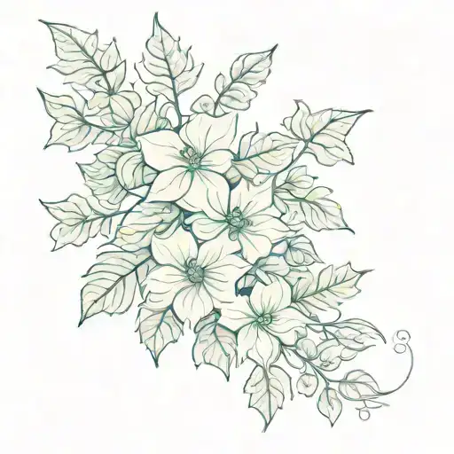 Forest Dessert Flower Ivy