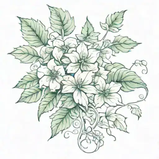 Forest Dessert Flower Ivy