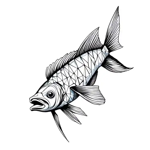 Fish Geometric Design Incorporating