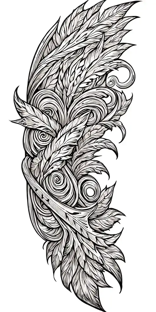 Incorporate Leather Tooling Patterns Into A Western Tattoo Design