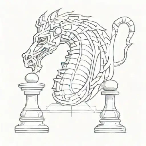Scorpio Zodiac Sign Combined Chess Piece